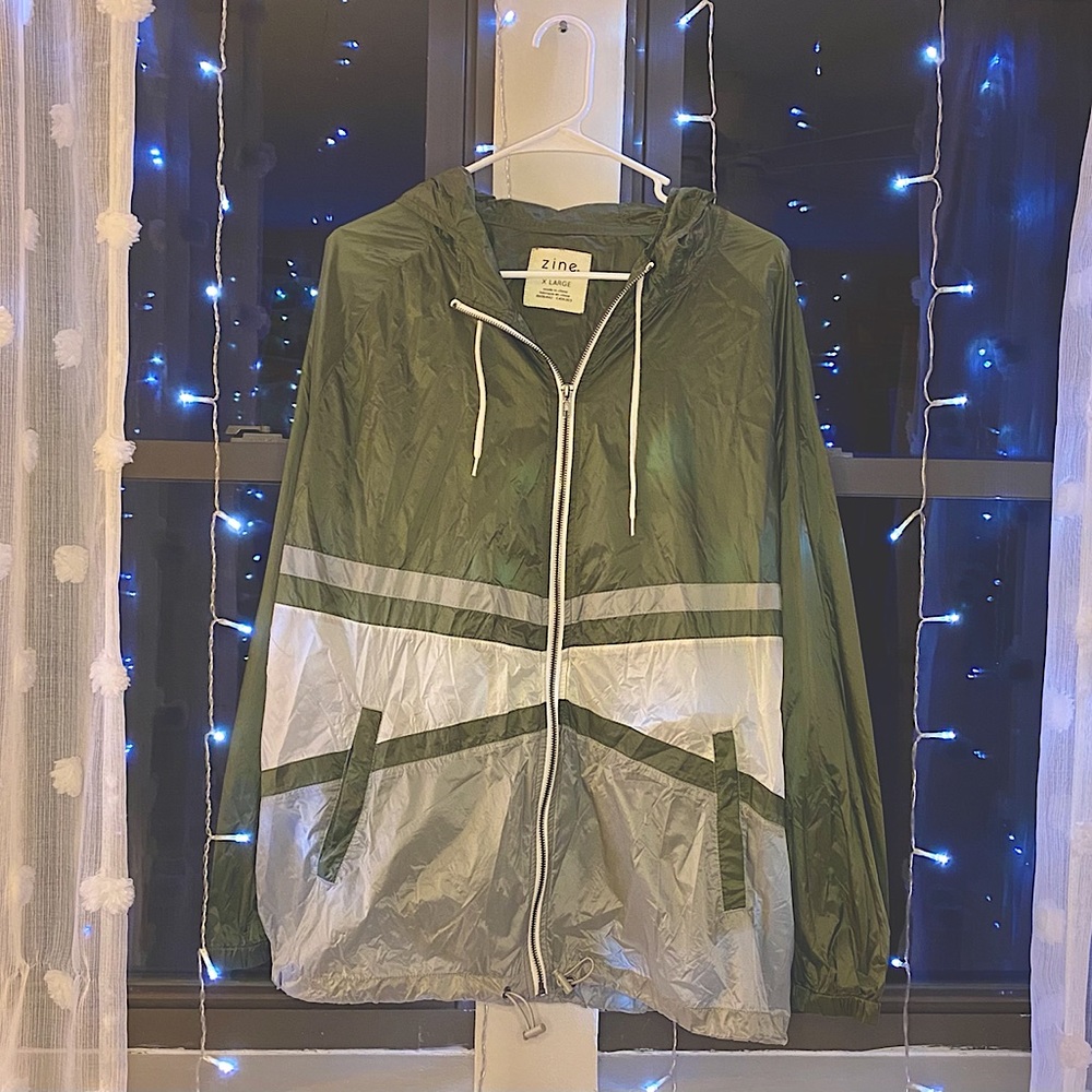 Light Color-Block Raincoat